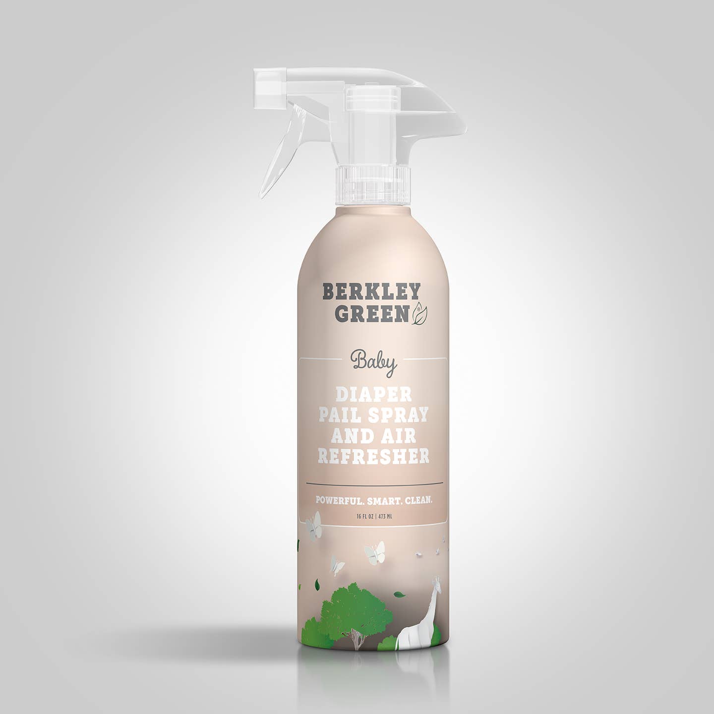 Berkley Green Baby Diaper Pail Spray & Air Refresher-16oz