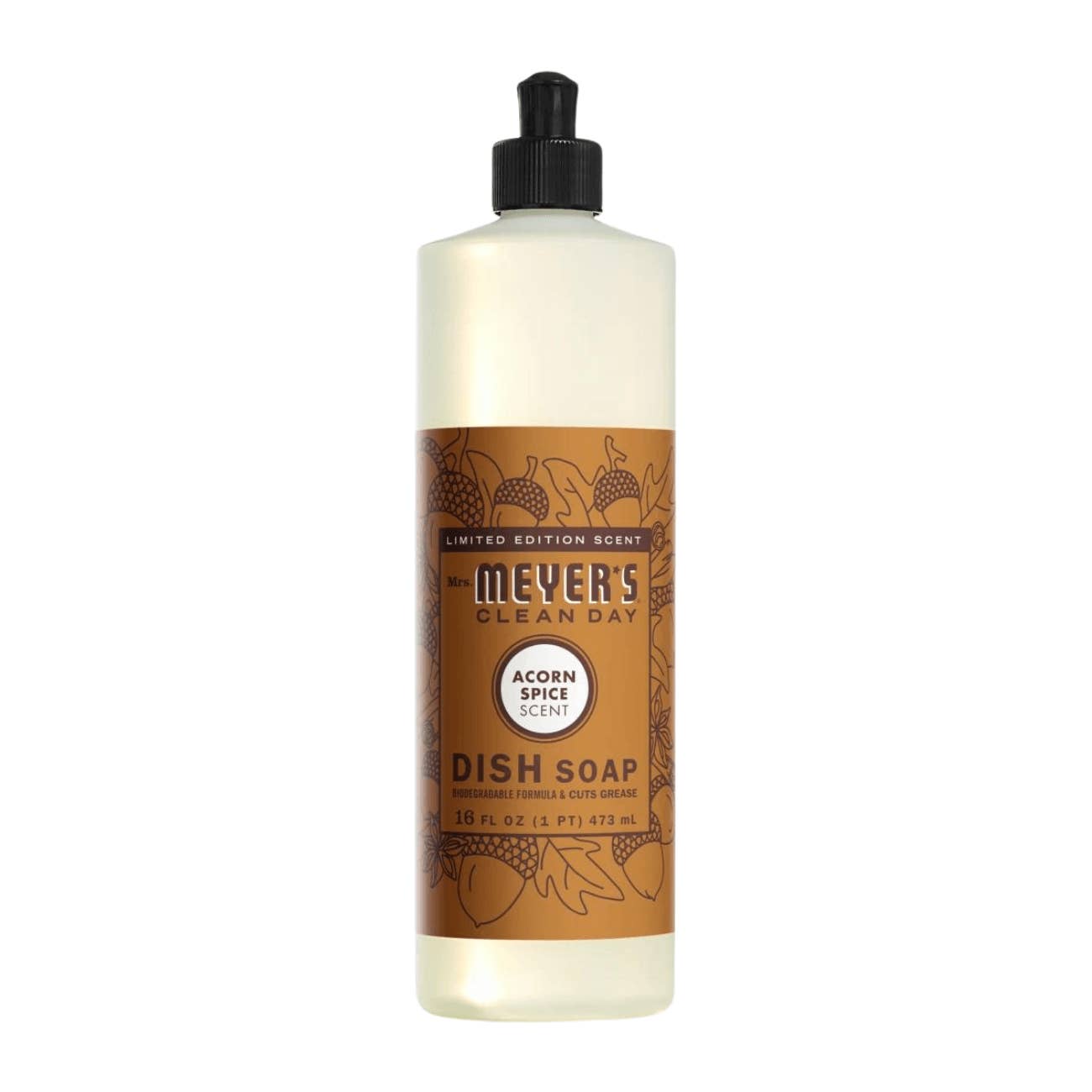 Mrs. Meyers Clean Day Liquid Dish Soap-Acorn Spice 16oz