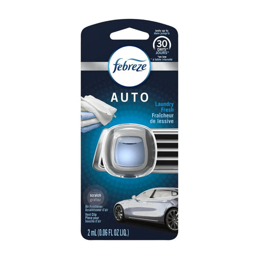 Febreze Auto Car Vent Clip Air Freshner-Luandry Fresh