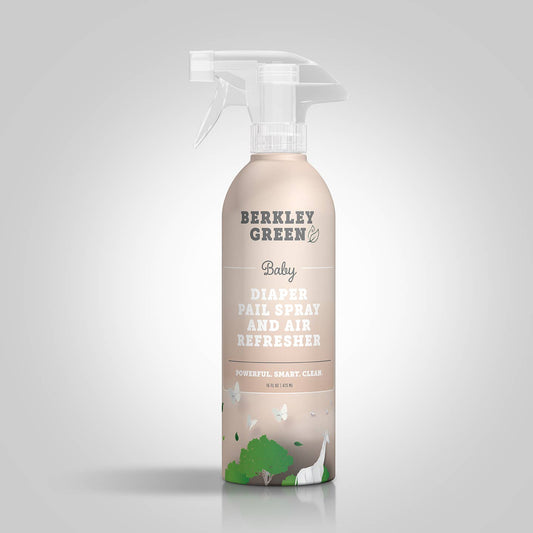 Berkley Green Baby Diaper Pail Spray & Air Refresher-16oz