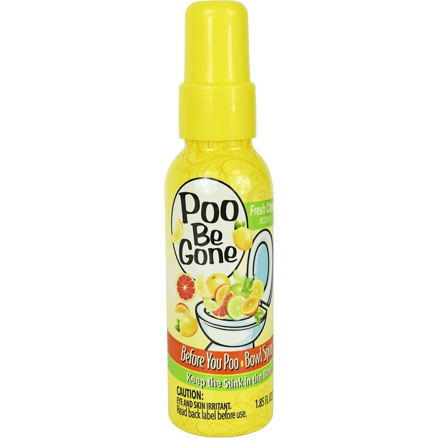 Poo Be Gone Bowl Spray-Fresh Citrus 1.85oz